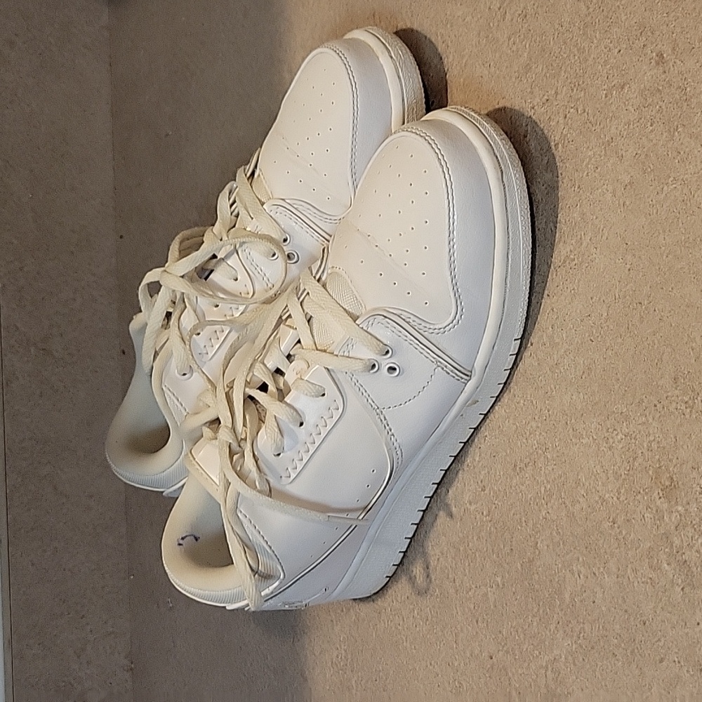 Nike Jordan 1 Flight 2 Low BG White 654952-100 Size 6.5YW